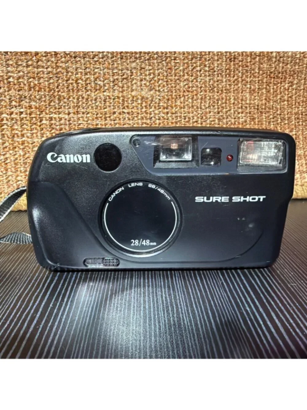 Canon Sure Shot Prima Twin 35mm 28/48mm AF Point & Shoot Film Camera Untested